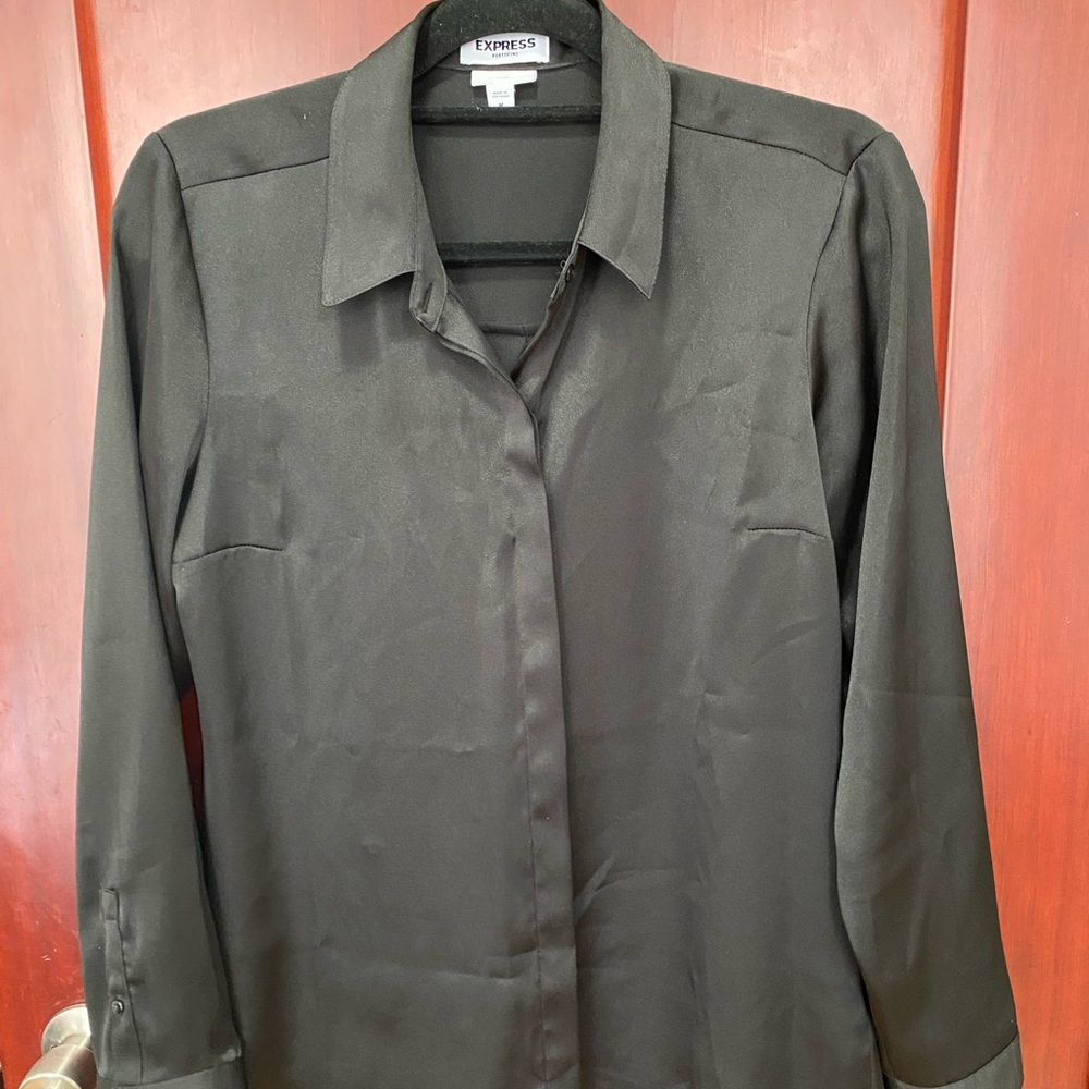 Womens Express Satin Portofino Shirt